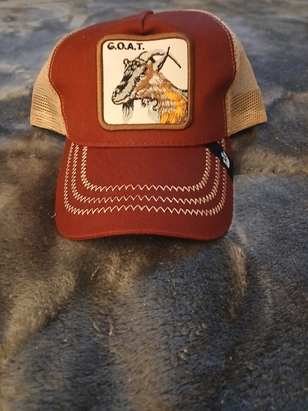 Goorin Bros Trucker Hat - Rust & Tan